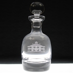 Augusta National Golf Club Clubhouse Large Glass Decanter with Stopper