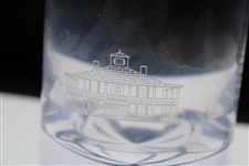 Two (2) Augusta National Golf Club Clubhouse Rocks Glasses