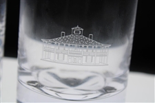 Two (2) Augusta National Golf Club Clubhouse Rocks Glasses