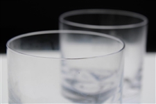 Two (2) Augusta National Golf Club Clubhouse Rocks Glasses