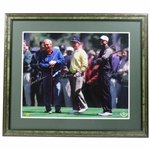 Tiger Woods, Arnold Palmer & Jack Nicklaus Signed UDA 16x20 - Framed UDA #BAJ59554