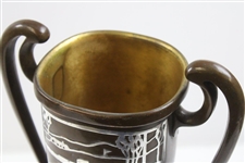1922 Golf Club of Allegheny County Large Sterling on Bronze Presidents Cup Trophy