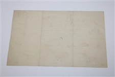 Five (5) Vintage Clubmaker Invoices & Statements Including Gourlay & Hunter