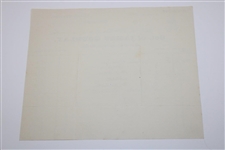 Five (5) Vintage Clubmaker Invoices & Statements Including Gourlay & Hunter