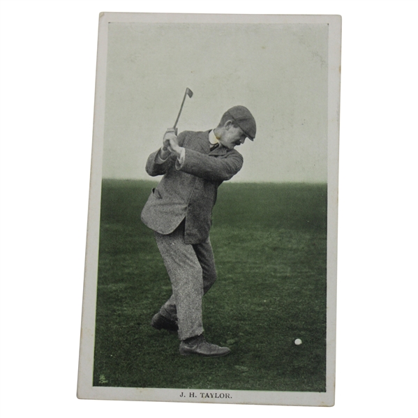 c. 1900 J.H. Taylor Champion Golfer Series Postcard