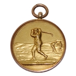 1907 Wigton GC 9k Gold Captain’s Medal  Awarded to Mr. J Harris