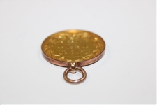 1907 Wigton GC 9k Gold Captain’s Medal  Awarded to Mr. J Harris