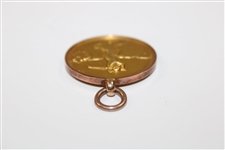 1907 Wigton GC 9k Gold Captain’s Medal  Awarded to Mr. J Harris