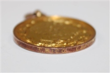 1907 Wigton GC 9k Gold Captain’s Medal  Awarded to Mr. J Harris