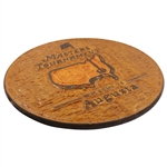 Solid Carved Wood Masters Augusta National Tournament Event Sign 