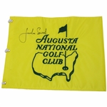Jordan Spieth Signed Augusta National GC Members Embroidered Flag JSA ALOA