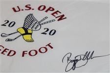 Bryson Dechambeau Signed 2020 US Open at Winged Foot Embroidered Flag JSA ALOA