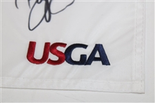 Bryson Dechambeau Signed 2020 US Open at Winged Foot Embroidered Flag JSA ALOA