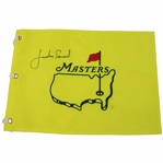 Jordan Spieth Signed Undated Masters Embroidered Flag JSA ALOA