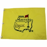 Phil Mickelson Signed 2006 Masters Embroidered Flag JSA ALOA
