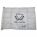 President Obama Signed The Courses at Andrews Air Force Base Course Flown Flag JSA ALOA