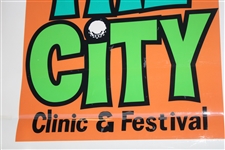 Tiger Woods Foundation 'In The City' Clinic & Festival Used 63x38 Poster
