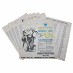 1962 Seattle Open Program, Pairing Sheet & Letterhead - Jack Nicklaus 2nd Pro Win