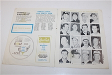1962 Seattle Open Program, Pairing Sheet & Letterhead - Jack Nicklaus 2nd Pro Win