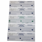 Couples, Price, Kite & Seven Others Signed GTE Byron Nelson Classic Used Scorecards