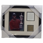 Tiger Woods 1994, 1995, & 1996 US Amateur Champion Pro Tour Presentation w/Photo - Framed