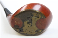 Joe DiMaggio's 3 Wood Custom Tampa Golf Shop 'JDP' Stamped 3-Wood Club