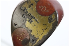 Joe DiMaggio's 3 Wood Custom Tampa Golf Shop 'JDP' Stamped 3-Wood Club