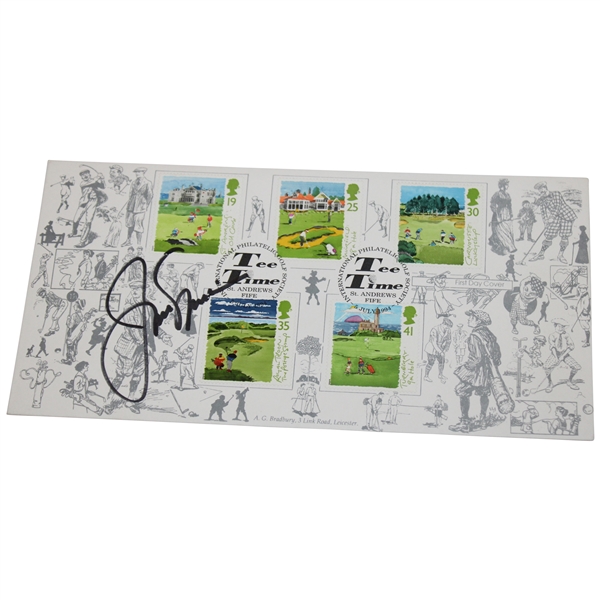 Jack Nicklaus Signed 1994 Tee Time St. Andrews First Day Cover JSA ALOA