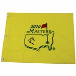 Jack Burke Signed 2010 Masters Embroidered Flag JSA ALOA