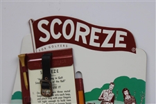 1950 Scoreze Store Countertop Display Prototype w/Letter From Stosser Tool & Die Dated