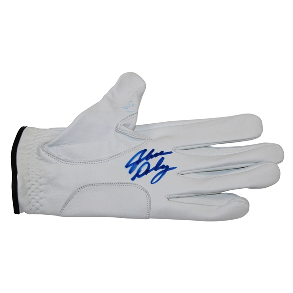 John Dalys Signed Personal The Lion Logo Left-Handed White Golf Glove JSA ALOA