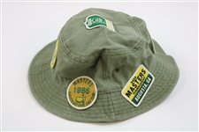 2020 Masters Tournament Patches Collage Olive Bucket Hat - Size L/XL