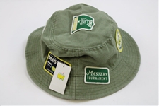 2020 Masters Tournament Patches Collage Olive Bucket Hat - Size L/XL