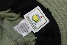 2020 Masters Tournament Patches Collage Olive Bucket Hat - Size L/XL