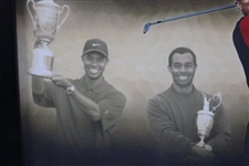 Tiger Woods Signed 'Tiger Slam' Canvas Inscribed 'Tiger Slam' LTD ED #33/50 UDA COA #BAK13522