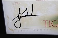 Tiger Woods Signed 'Tiger Slam' Canvas Inscribed 'Tiger Slam' LTD ED #33/50 UDA COA #BAK13522