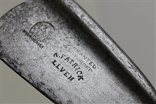 A. Patrick Leven Maxwell Mashie W/ Shaft Stamp