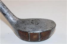 The Mills Straight Face BB Model Medium Lie Brassie W/ Shaft Stamp