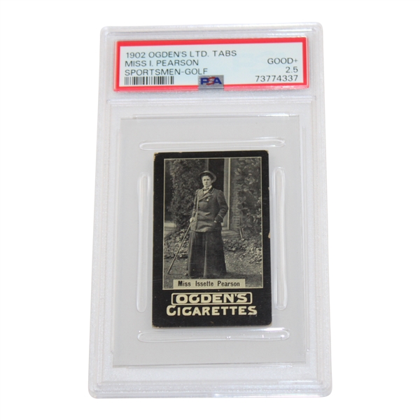 1902 Ogdens Ltd Tabs Sportsmen Golf Miss I. Pearson - PSA 2.5 #73774337