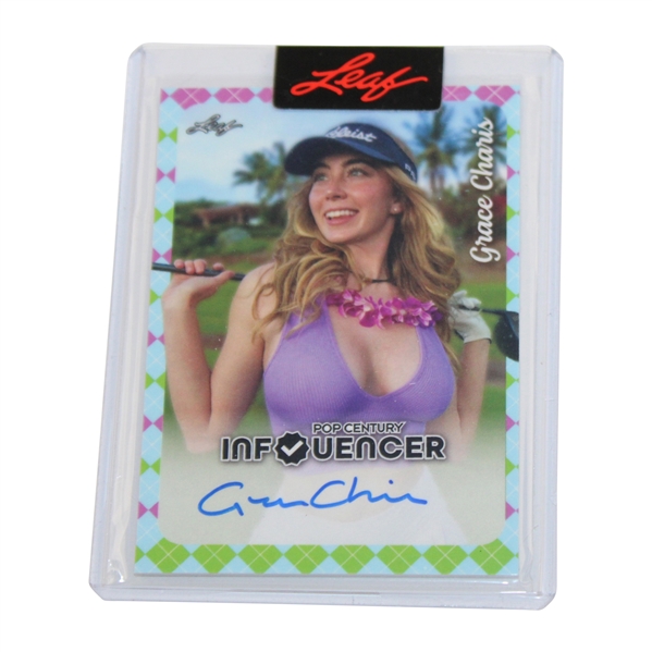 Grace Charis 2023 Leaf Pop Century Influencer Grace Charis Auto Card 93/1347
