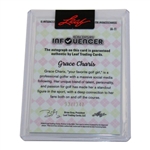 Grace Charis 2023 Leaf Pop Century Influencer Grace Charis Auto Card 93/1347