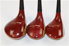Tommy Armour PGA Silver Scot 986 Tour Oil Hardened Driver 4-Wood & 5-Wood