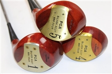 Tommy Armour PGA Silver Scot 986 Tour Oil Hardened Driver 4-Wood & 5-Wood