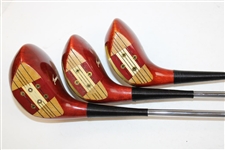 Tommy Armour PGA Silver Scot 986 Tour Oil Hardened Driver 4-Wood & 5-Wood
