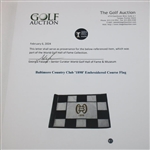 Baltimore Country Club '1898' Embroidered Course Flag