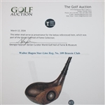 Walter Hagen Star-Line Reg. No. 109 Brassie Club