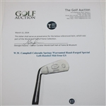W.W. Campbell Colorado Springs Warranted Hand-Forged Special Left-Handed Mid-Iron GS