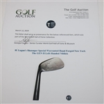 H. Logan's Slazenger Special Warranted Hand Forged New York The GEN II Left-Handed Niblick