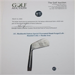J.C. Hackbarth Pattern Special Warranted Hand-Forged Left-Handed Celtic 1 Mashie Iron
