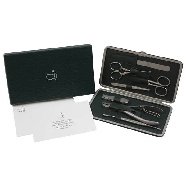 2001 Augusta National GC Masters Tournament Gift - Grooming Kit in Original Box w/Card